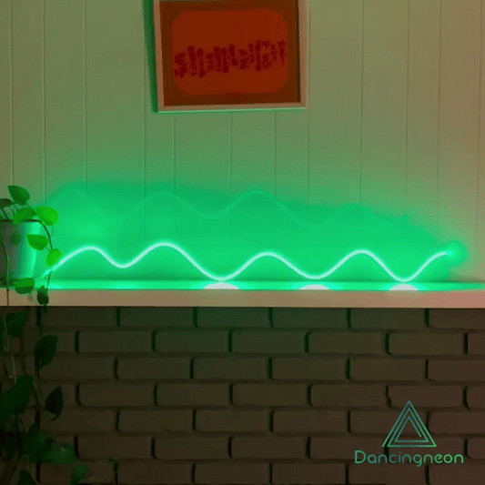 Animated Squiggle LED Neon Sign - DancingNeon