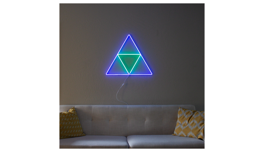 Triangle Animated LED Neon Sign