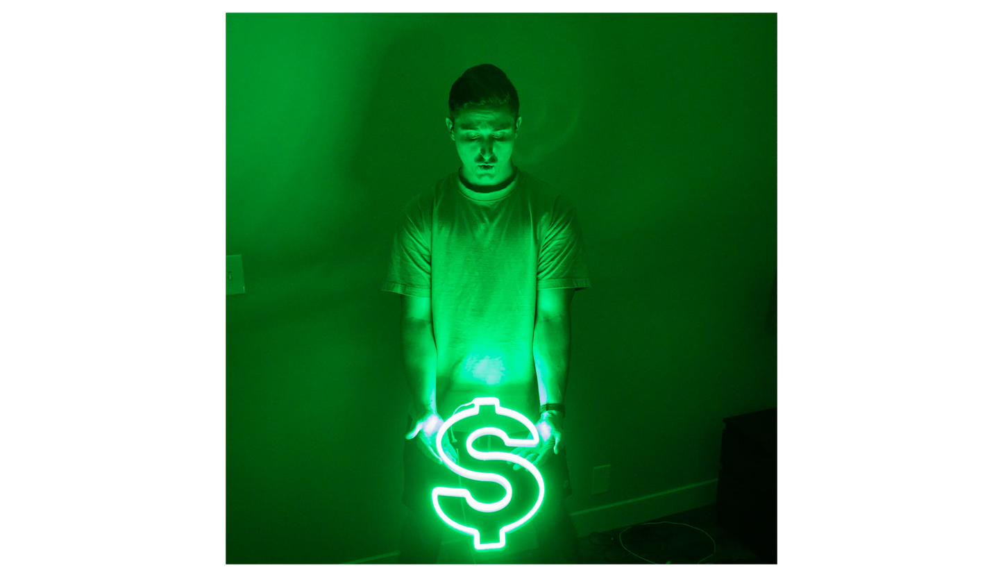 LED Neon Dollar $ Animated LED Neon Sign - DancingNeon