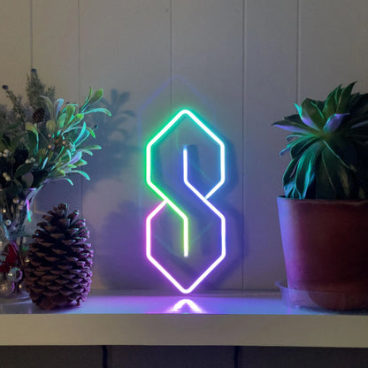 Animated Stüssy "Cool S" LED Neon Sign - DancingNeon