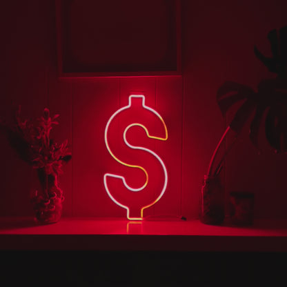 LED Neon Dollar $ Animated LED Neon Sign - DancingNeon