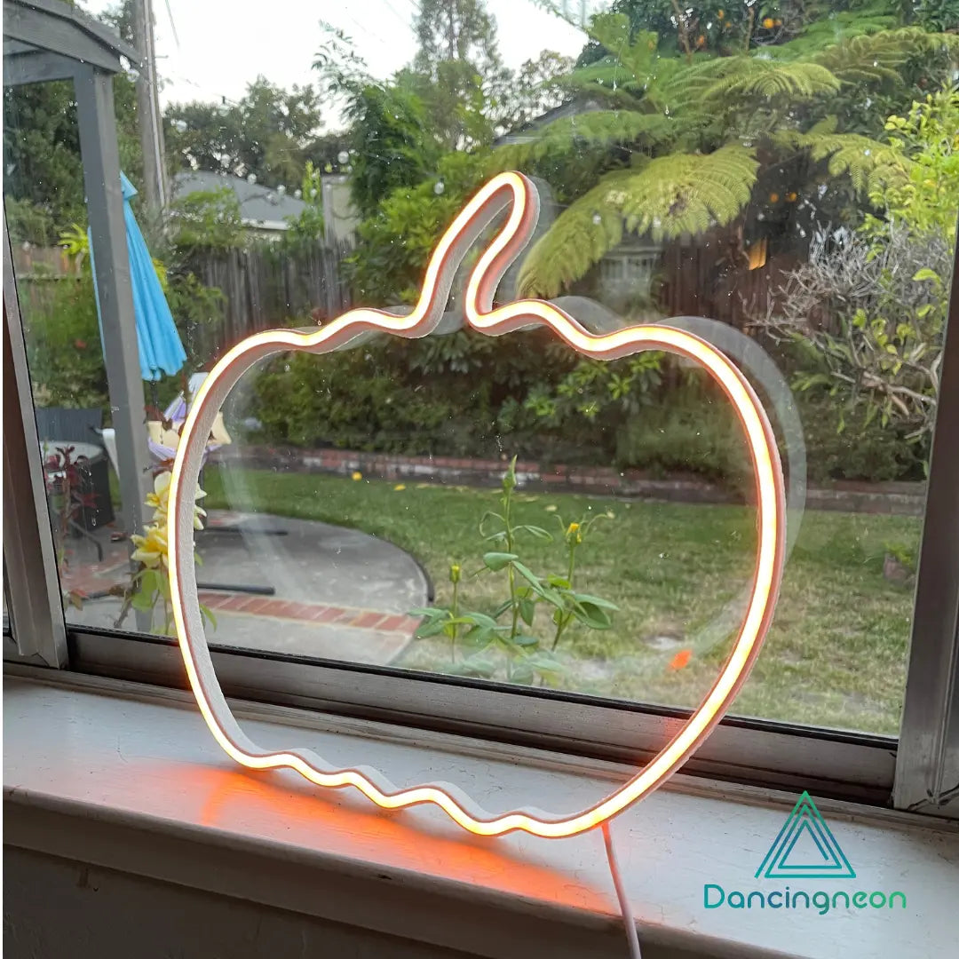 Animated Pumpkin LED Neon Sign - DancingNeon